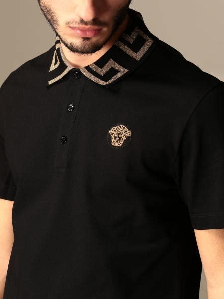 versace men's polo shirt sale